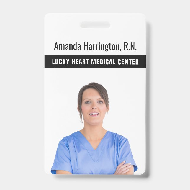 Crachá SEUS crachás DE TEXTO E FOTO (Frente)