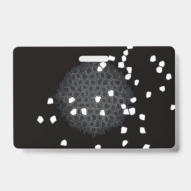 Crachá Shattered Puzzle Pattern Badge Horizontal (Frente)