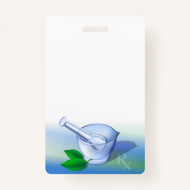 Crachá Símbolo de farmácia (Frente)