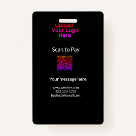 Crachá Simples varredura mínima para pagar o esquema de l