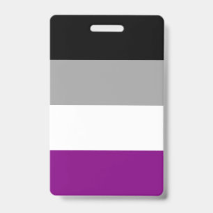 Crachá Sinalizador de Orgulho Asexual LGBTQ