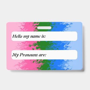 Crachá Sinalizador de Orgulho Omniromântico Personalizáve