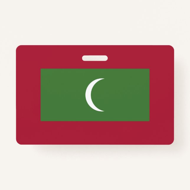 Crachá Sinalizador Maldivas (Frente)