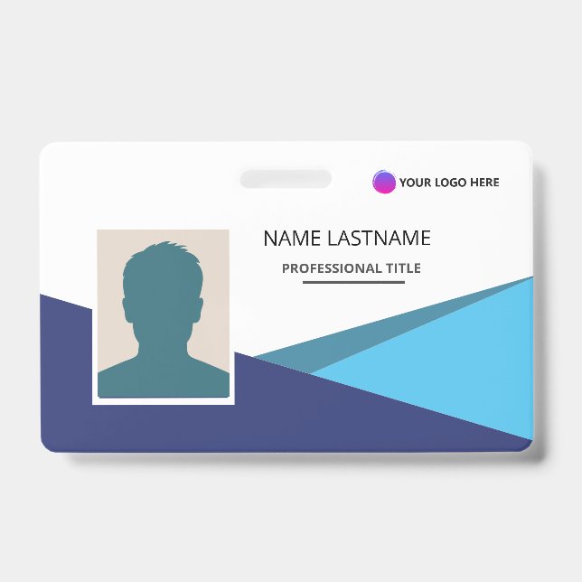 Crachá Small ID Card Identification Badge (Frente)
