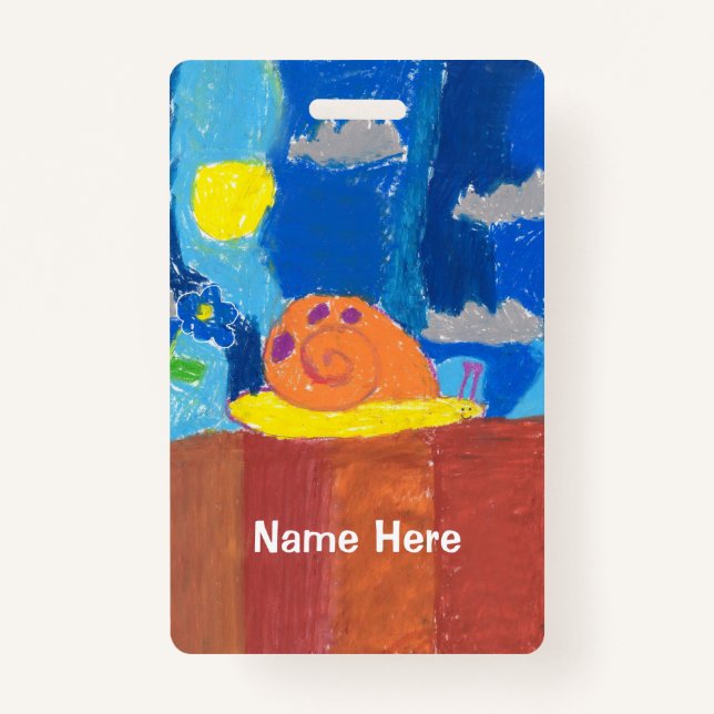 Crachá Smiling Snail (Frente)