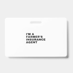CRACHÁ SOU UM AGENTE DA FARMER'S INSURANCE