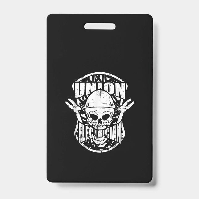 Crachá Sough Union Eleicial Skull Gift (Frente)