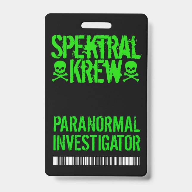 Crachá Spektral Krew Lanyard (Frente)