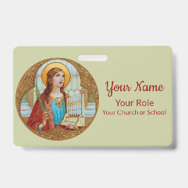 Crachá St. Cecília de Roma (BK 003)