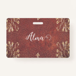 Crachá Sucatas de mel de ouro - personalizadas