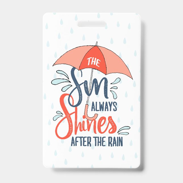 Crachá Sun cita cotações de chuva positivas (Frente)