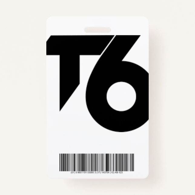 Crachá (T6) Cartão de identificação Dante Niehoff Vlogs (Verso)