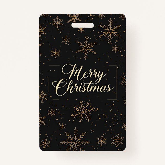 Crachá Tag-Merry Christmas (Verso)