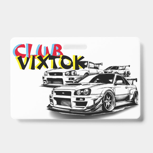 Crachá Tarjetas de presentación (Frente)