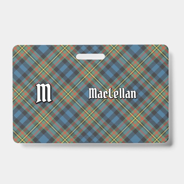 Crachá Tartan Antigo do Clã MacLellan (Frente)