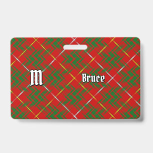 Crachá Tartan do Clã Bruce
