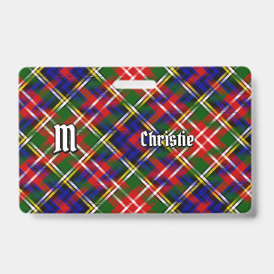 Crachá Tartan do Clã Christie
