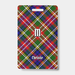 Crachá Tartan do Clã Christie