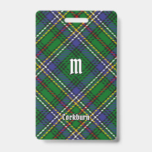 Crachá Tartan do Clã Cockburn