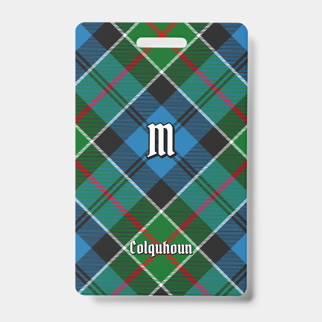 Crachá Tartan do Clã Colquhoun (Frente)