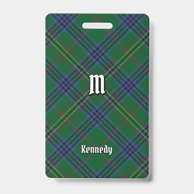 Crachá Tartan do Clã Kennedy (Frente)