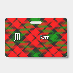 Crachá Tartan do Clã Kerr
