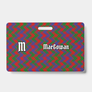 Crachá Tartan do Clã MacGowan