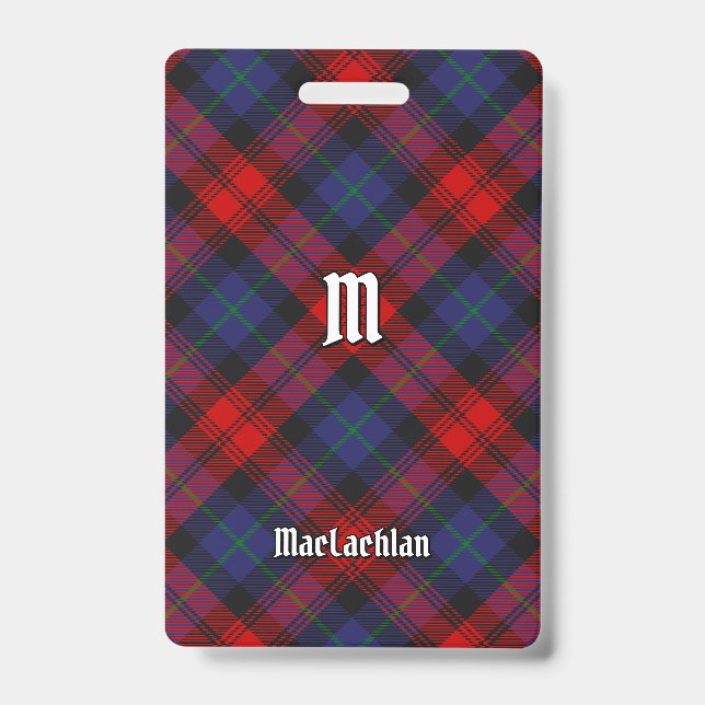 Crachá Tartan do Clã MacLachlan (Frente)