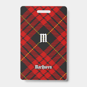 Crachá Tartan do Clã MacQueen