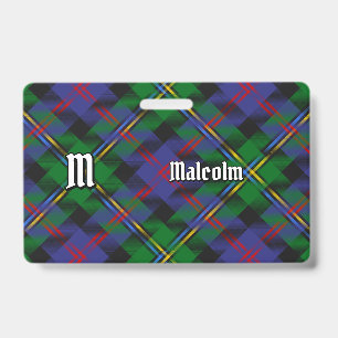 Crachá Tartan do Clã Malcolm