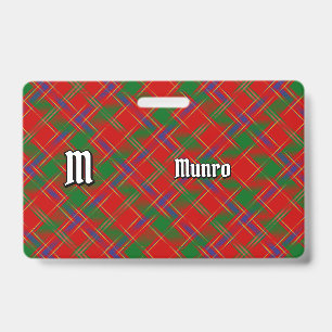 Crachá Tartan do Clã Munro