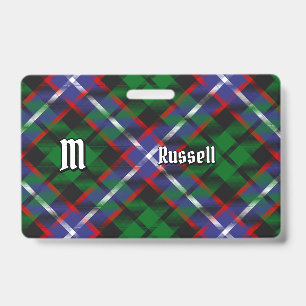 Crachá Tartan do Clã Russell