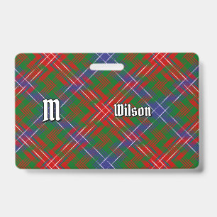 Crachá Tartan Moderno do Clã Wilson