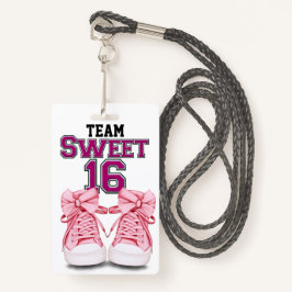 Crachá Team Sweet 16 - Consulte Traseira