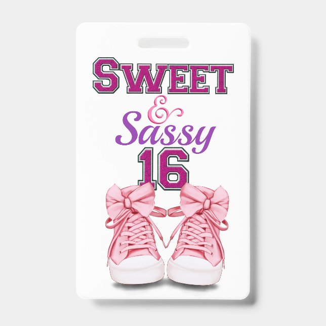 Crachá Team Sweet 16 - Consulte Traseira (Frente)