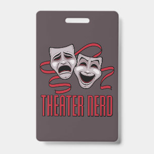 Crachá Teatro de Comédia e Tragédia Fã de Teatro