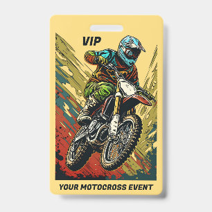 Crachá Texto Personalizado Motocross