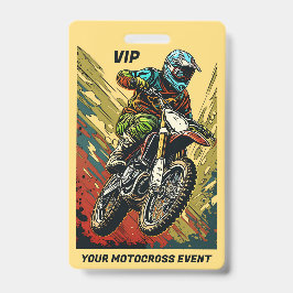 Crachá Texto Personalizado Motocross