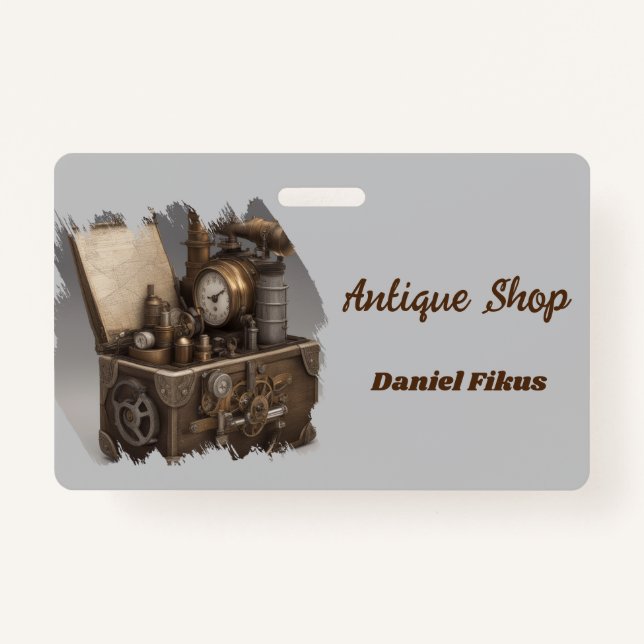 Crachá Tórax com engrenagens (Frente)