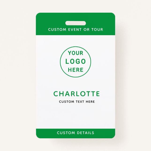 Crachá Tour de Música Escolar para Crianças do Modelo de  (Frente)