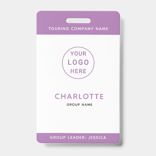 Crachá Tour de Música Escolar para Crianças do Modelo de  (Frente)