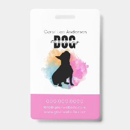 Crachá Treinamento de cães