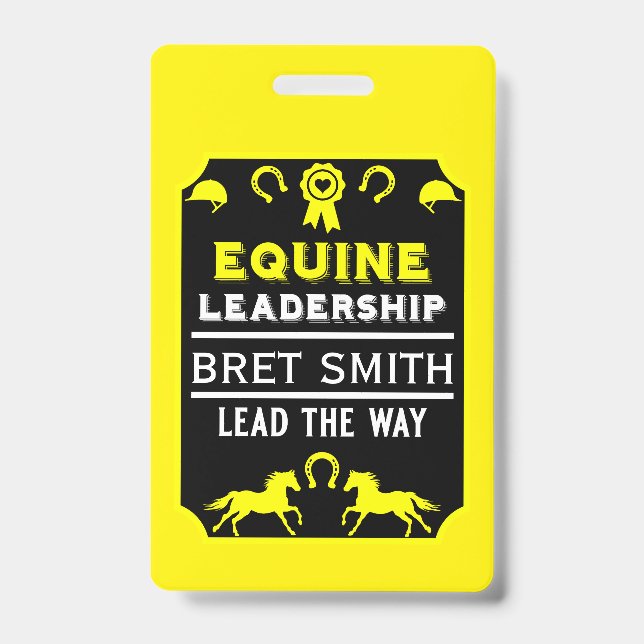 Crachá Treinamento de Liderança Equina (Frente)