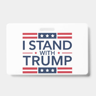Crachá Trump 2024 Eu Apoio Trump Apoio Presidente