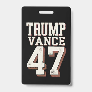 Crachá Trump Vance Presidente Vintage Trump Vence