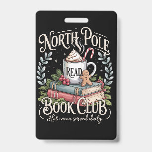 Crachá Tudo Reservado para o Clube do Livro de Natal Coqu