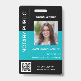 Crachá Turista negro de operário de identidade pública