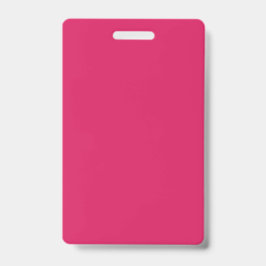 Crachá um fundo rosa com borda branca