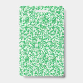 Crachá Uma luxuosa e verde com frentes delicadas e arcaic