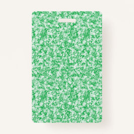 Crachá Uma luxuosa e verde com frentes delicadas e arcaic